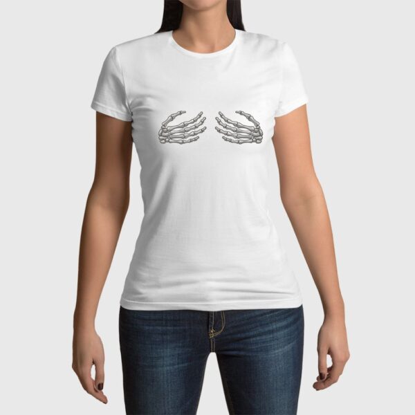 Camiseta de mujer clásica Premium Manos Halloween - Imagen 8