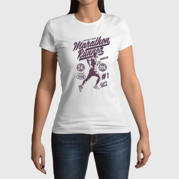 Camiseta de mujer clásica Premium Marathon Runner
