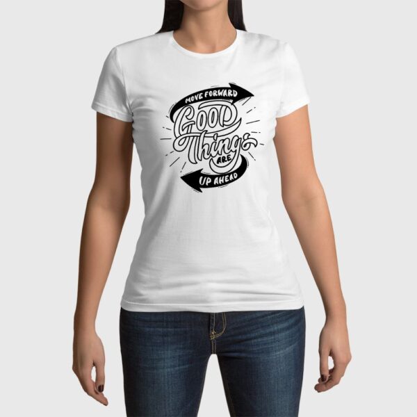 Camiseta de mujer clásica Premium Move Forward - Imagen 8
