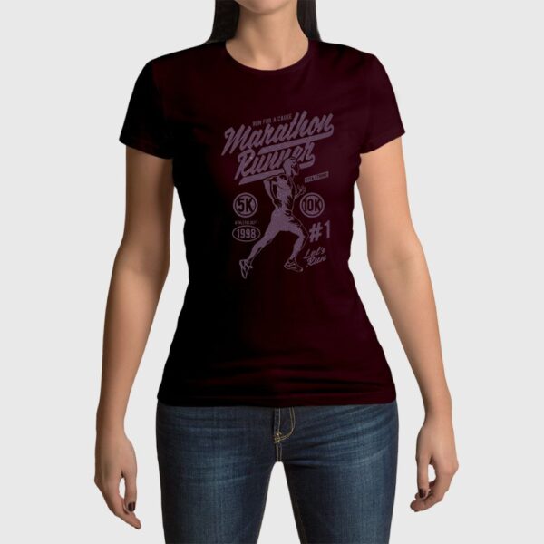 Camiseta de mujer clásica Premium Marathon Runner - Imagen 7