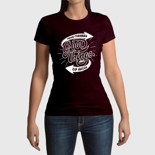 Camiseta de mujer clásica Premium Move Forward - Imagen 7