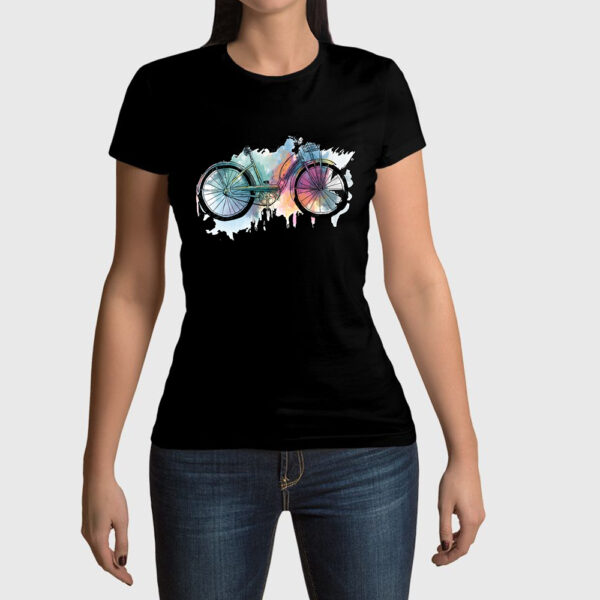 Camiseta de mujer clásica Premium Ciclista