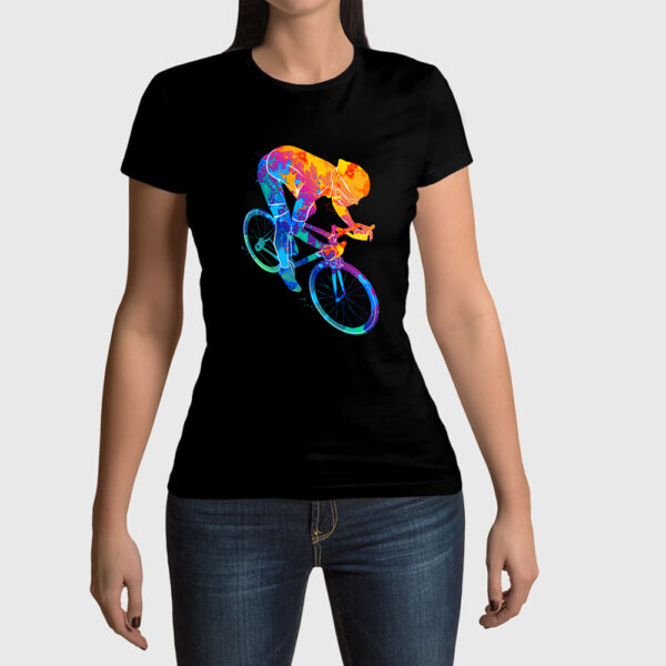 Camiseta de mujer clásica Premium Ciclista