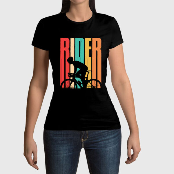 Camiseta de mujer clásica Premium Ciclista