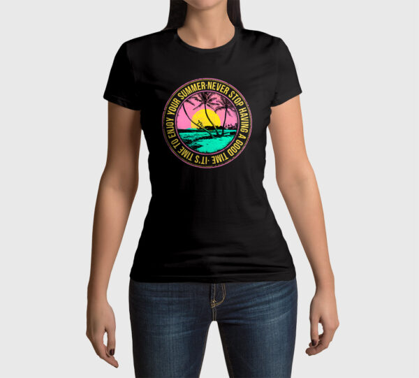 Camiseta de mujer clásica Premium Enjoy Summer