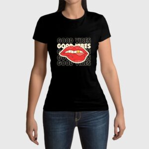 Camiseta de mujer clásica Premium Good Vibes