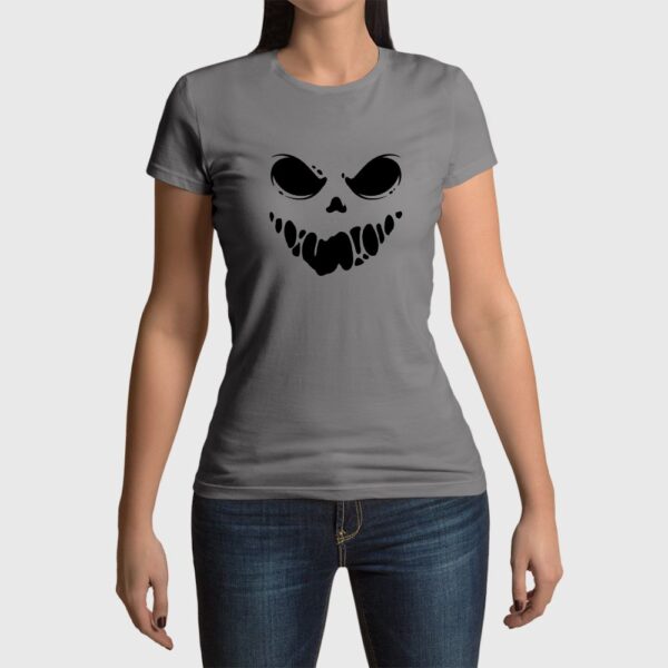 Camiseta de mujer clásica Premium Halloween Face - Imagen 6