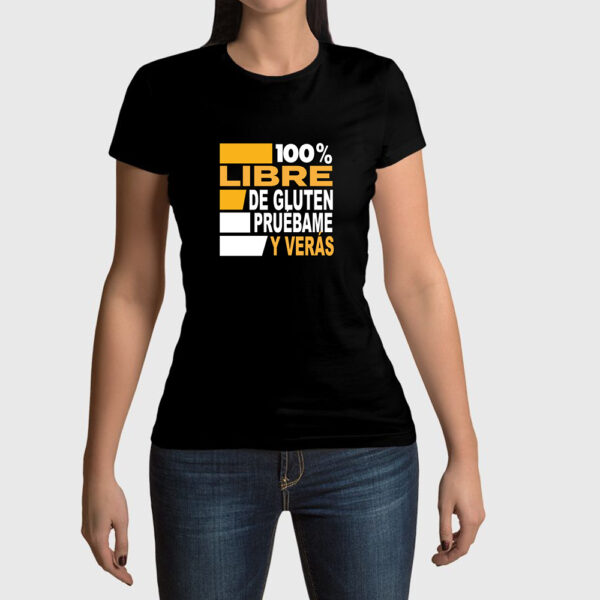 Camiseta de mujer clásica Premium Libre de gluten