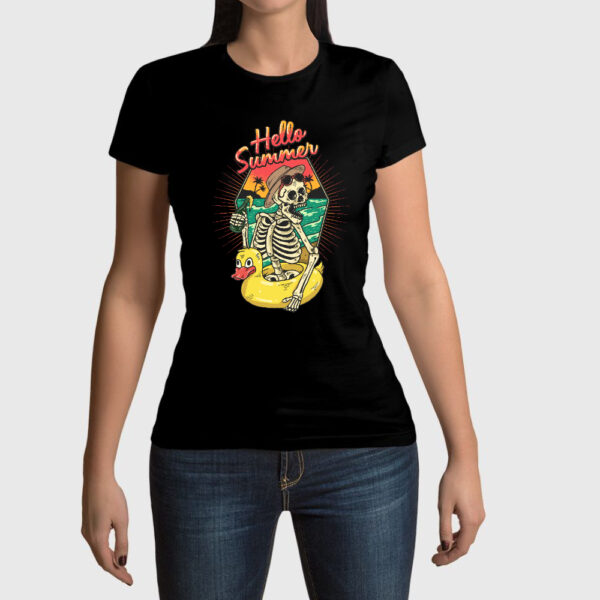 Camiseta de mujer clásica Premium Calavera