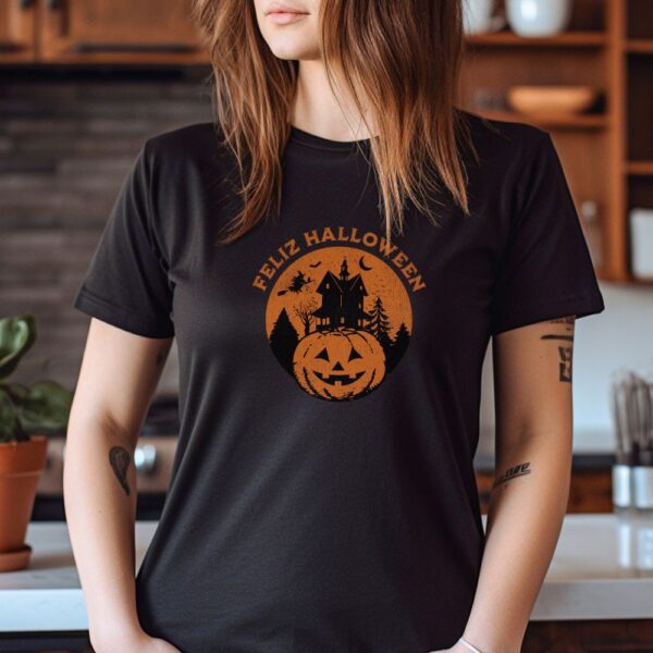 Camiseta de mujer clásica Premium Feliz Halloween