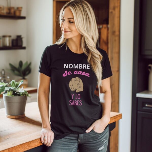 Camiseta de mujer clásica Premium Se casa y lo sabes - Imagen 2