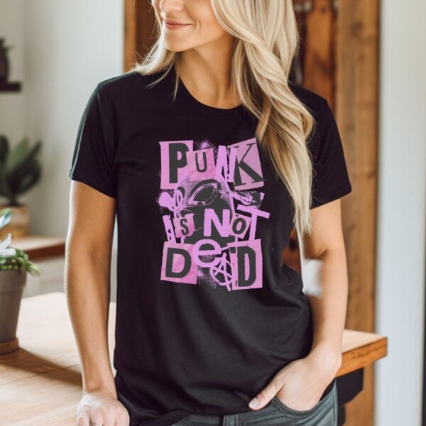 Camiseta de mujer clásica Premium Punk is not dead - Imagen 4