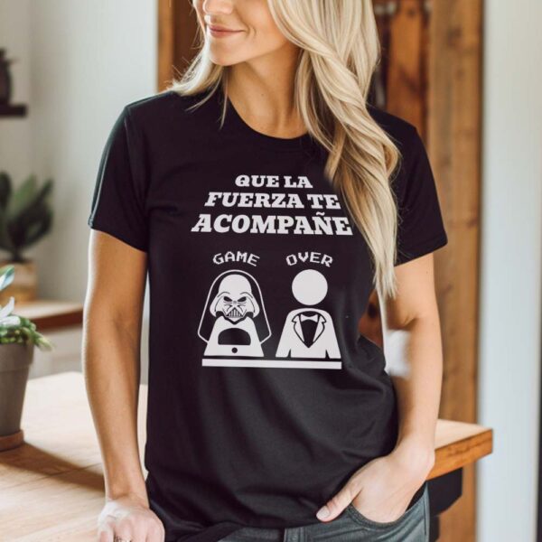 Camiseta de mujer clásica Premium Que la Suerte te Acompañe - Imagen 3