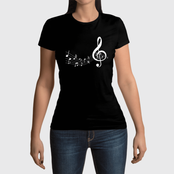 Camiseta de mujer clásica Premium La Música