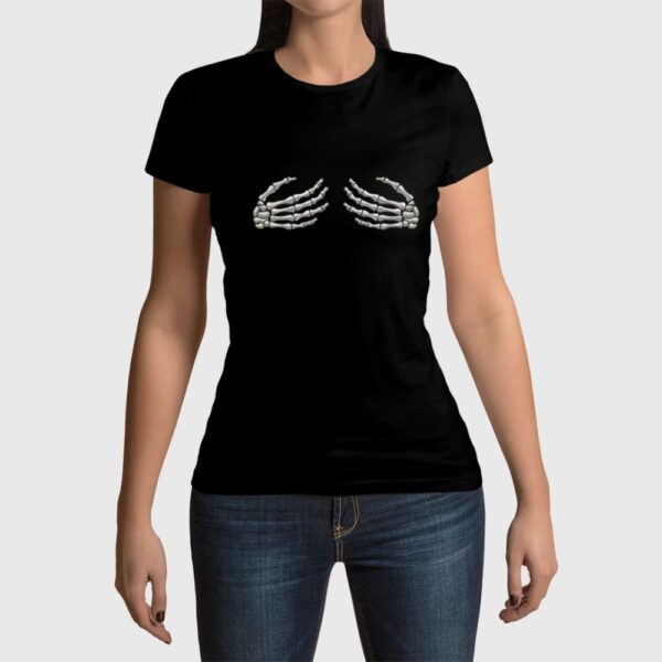 Camiseta de mujer clásica Premium Manos Halloween