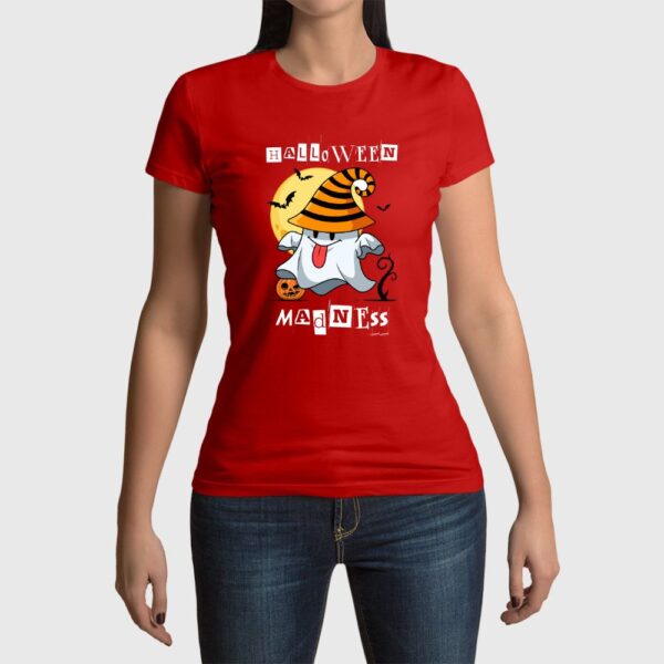 Camiseta de mujer clásica Premium Halloween Madness - Imagen 3