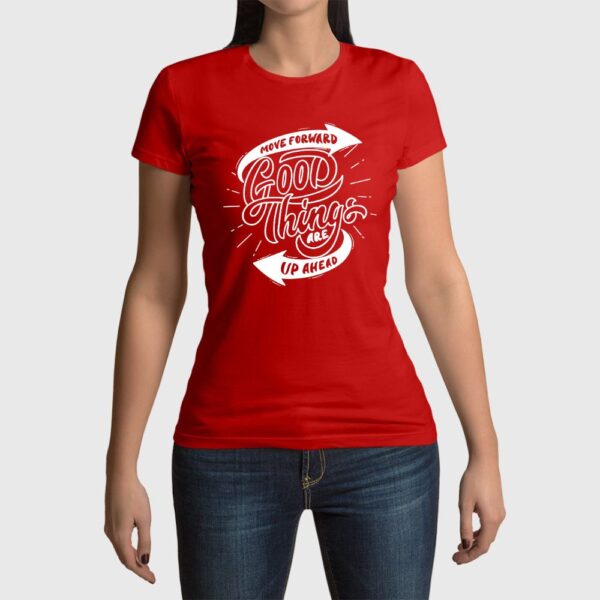 Camiseta de mujer clásica Premium Move Forward - Imagen 4