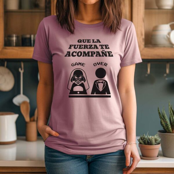 Camiseta de mujer clásica Premium Que la Suerte te Acompañe - Imagen 2