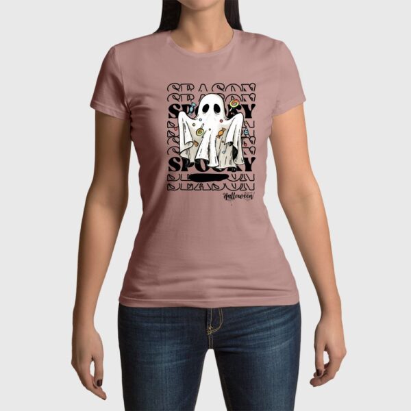 Camiseta de mujer clásica Premium Happy Halloween - Imagen 3