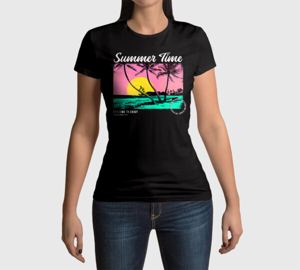 Camiseta de mujer clásica Premium Summer Time