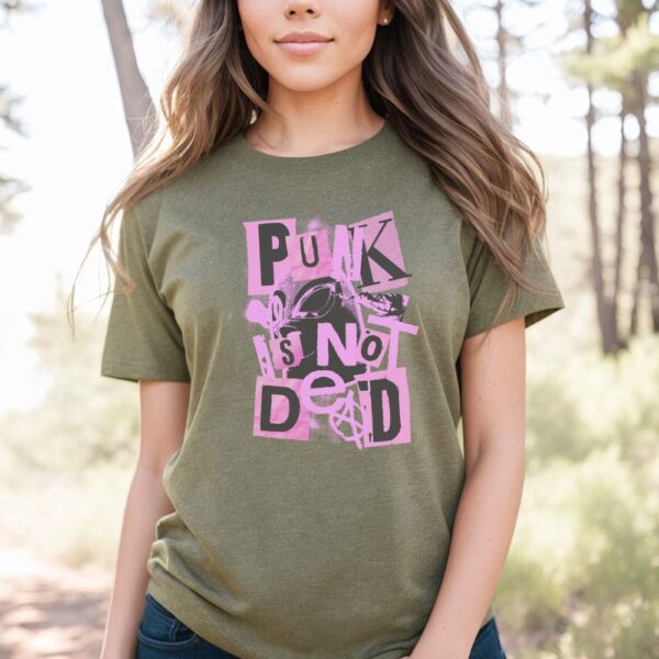 Camiseta de mujer clásica Premium Punk is not dead - Imagen 2