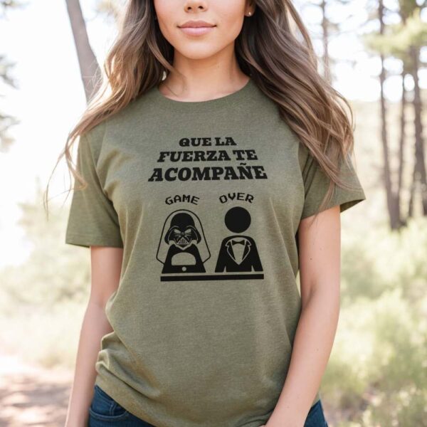 Camiseta de mujer clásica Premium Que la Suerte te Acompañe - Imagen 8