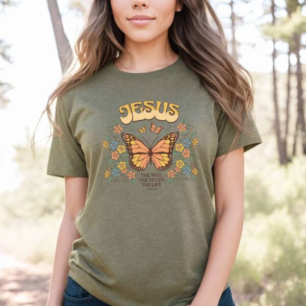 Camiseta de mujer clásica Premium Jesús the Life - Imagen 2