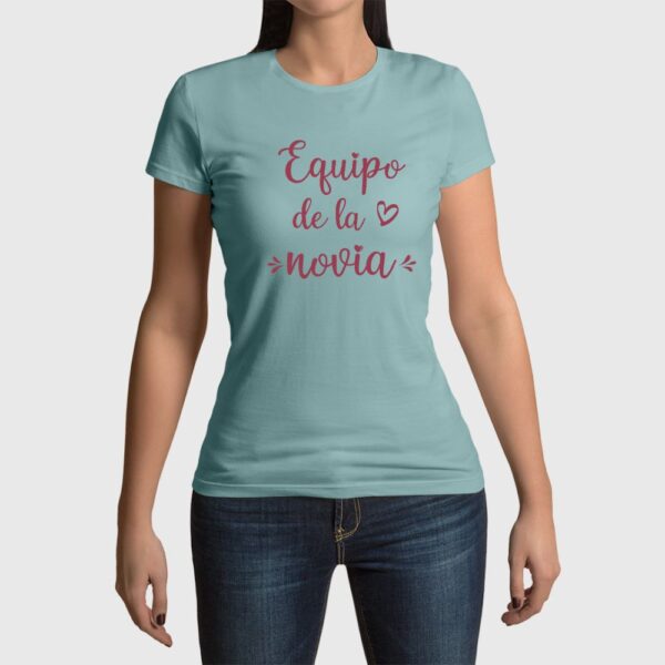 Camiseta de mujer clásica Premium Equipo de la Novia - Imagen 2