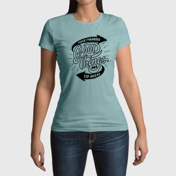 Camiseta de mujer clásica Premium Move Forward - Imagen 2