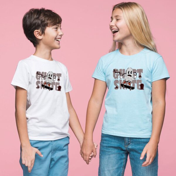 Camiseta de niña o niño de manga corta Ghost Skate