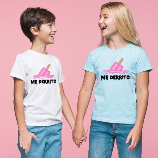 Camiseta de niña o niño de manga corta Me Derrito