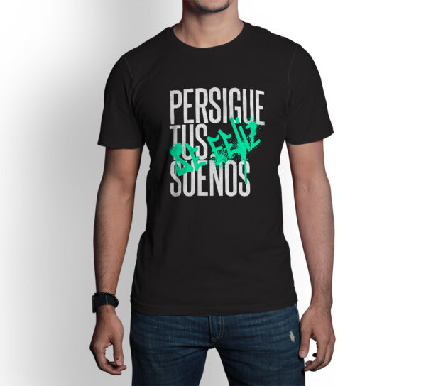 Camiseta de hombre clásica Premium Persigue Tus Sueños