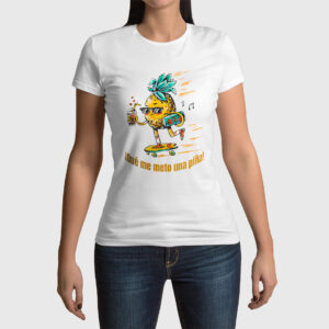 Camiseta de mujer clásica Premium Que Me Meto Una Piña