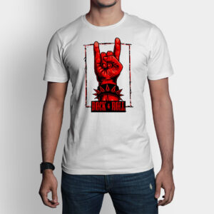 Camiseta de hombre clásica Premium Rock & Roll