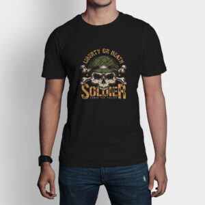 Camiseta de hombre clásica Premium Soldier