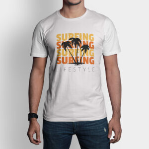 Camiseta de hombre clásica Premium Premium Surfing