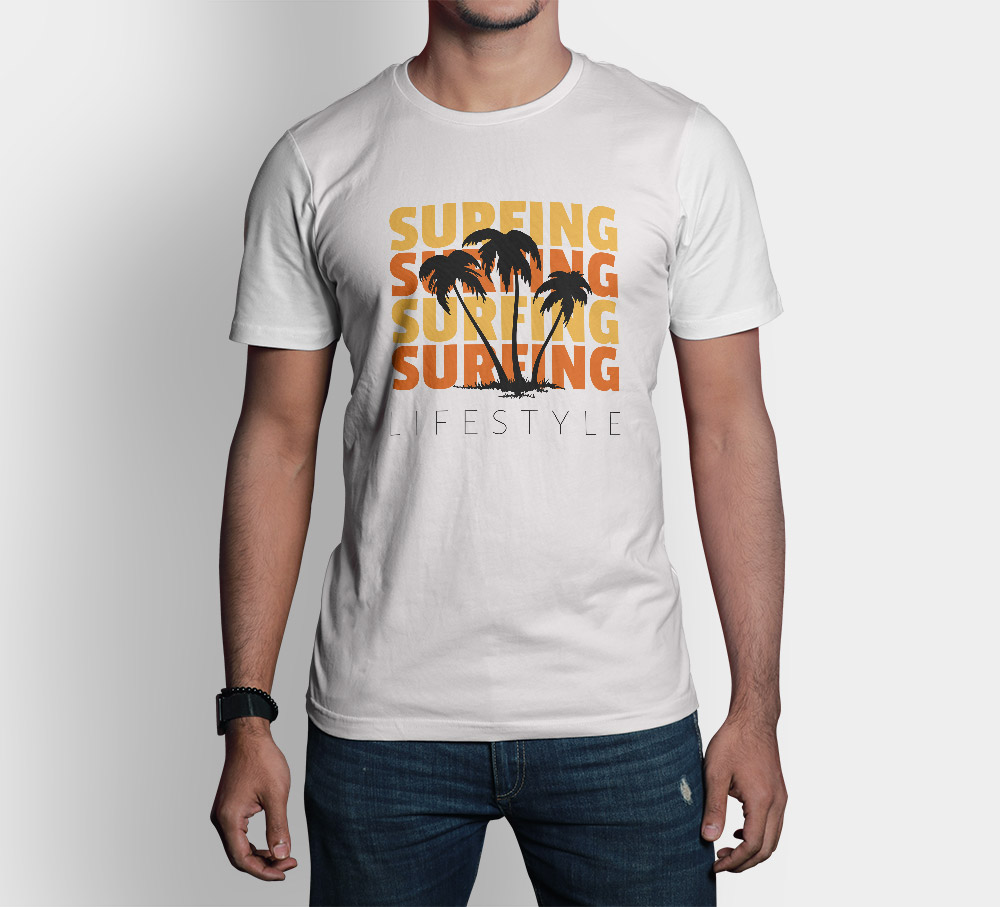 Camiseta Surfing, calidad premium