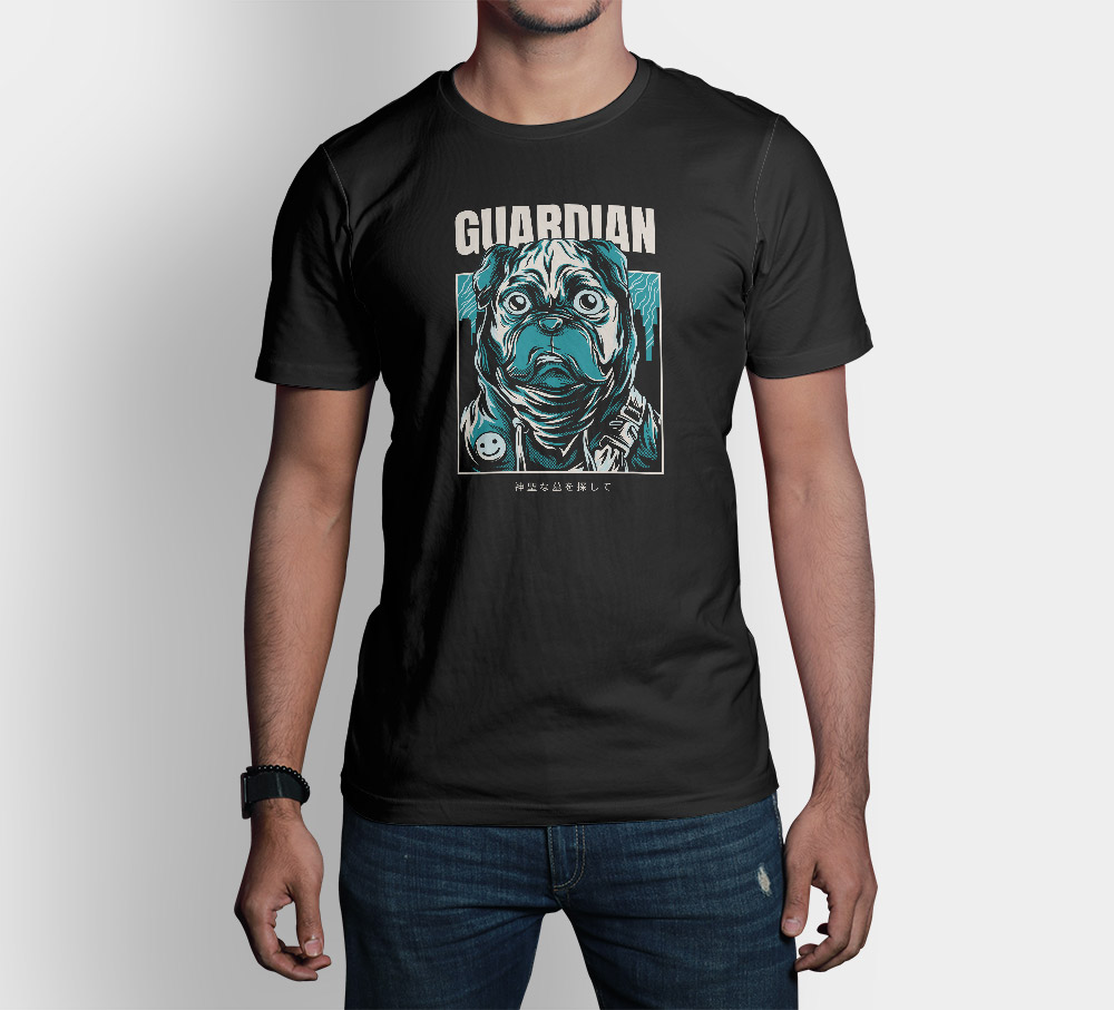 Camiseta Guardian, calidad premium