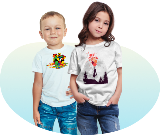 Camisetas para niño y niña