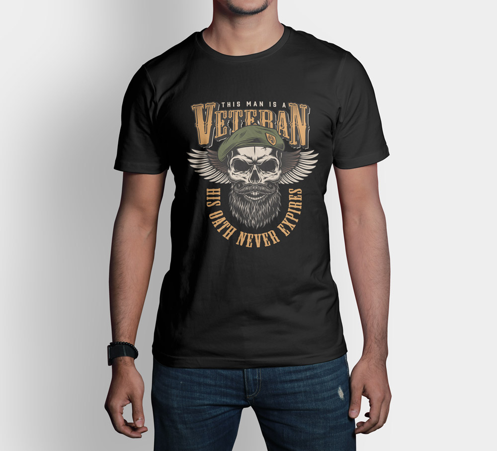 Camiseta Veteran, calidad premium