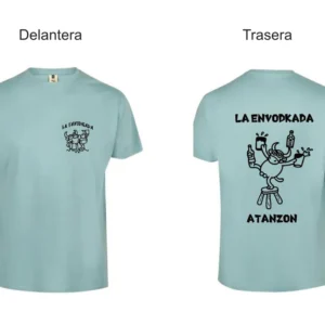 Camiseta manga corta Verde Sage con impresión LA ENVODKADA