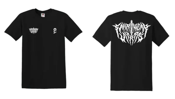 Camiseta 100% algodón negra personalizadas para Fórmula Gades modelo Fu Taller