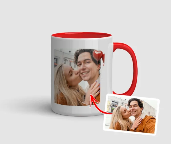 Taza LOVE foto personalizada